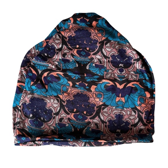 ✂️ SPRING SWEEP SALE Bohemian Colorful Print Versatile Slouchy Beanie or Scarf - Picture 4 of 9